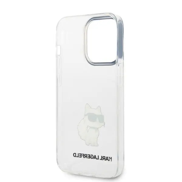 Karl Lagerfeld Ikonik Choupette case for iPhone 14 Pro - transparent - Cell phone cases and covers<<<HurtelXML