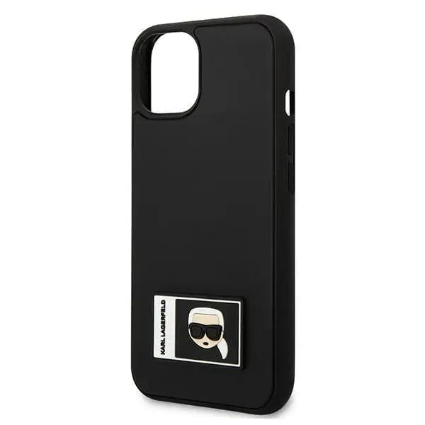 Karl Lagerfeld Ikonik Patch Case for iPhone 13 - Black - Cell phone cases and covers<<<HurtelXML