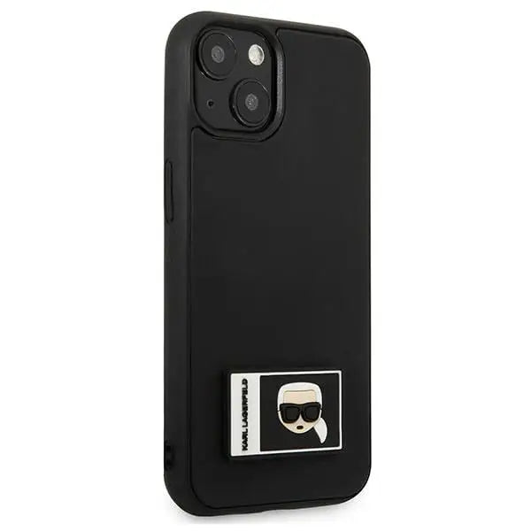 Karl Lagerfeld Ikonik Patch Case for iPhone 13 - Black - Cell phone cases and covers<<<HurtelXML