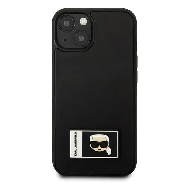 Karl Lagerfeld Ikonik Patch Case for iPhone 13 - Black - Cell phone cases and covers<<<HurtelXML