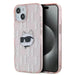 Karl Lagerfeld IML Choupette Head & Monogram case for iPhone 15 / 14 / 13 - pink - Cell phone cases