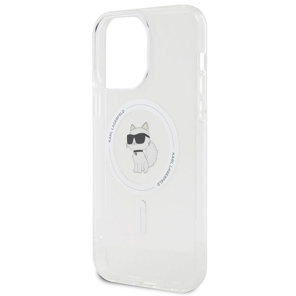 Karl Lagerfeld IML Choupette MagSafe case for iPhone 15 Pro Max - transparent - Cell phone cases and covers<<<HurtelXML