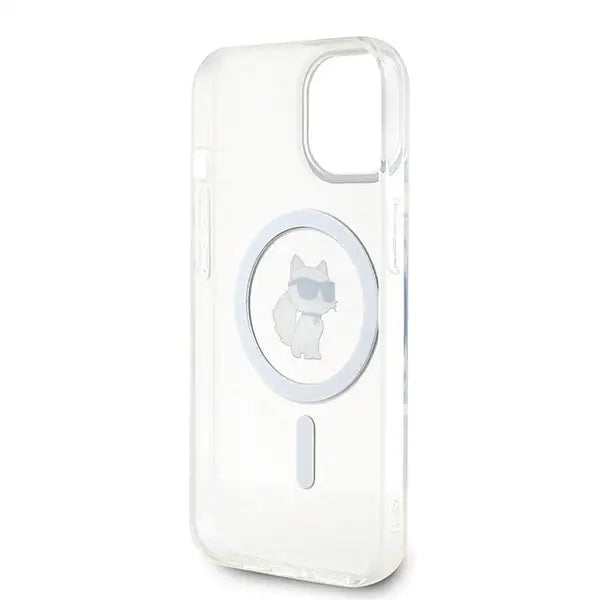 Karl Lagerfeld IML Choupette MagSafe case for iPhone 15 - transparent - Cell phone cases and covers<<<HurtelXML