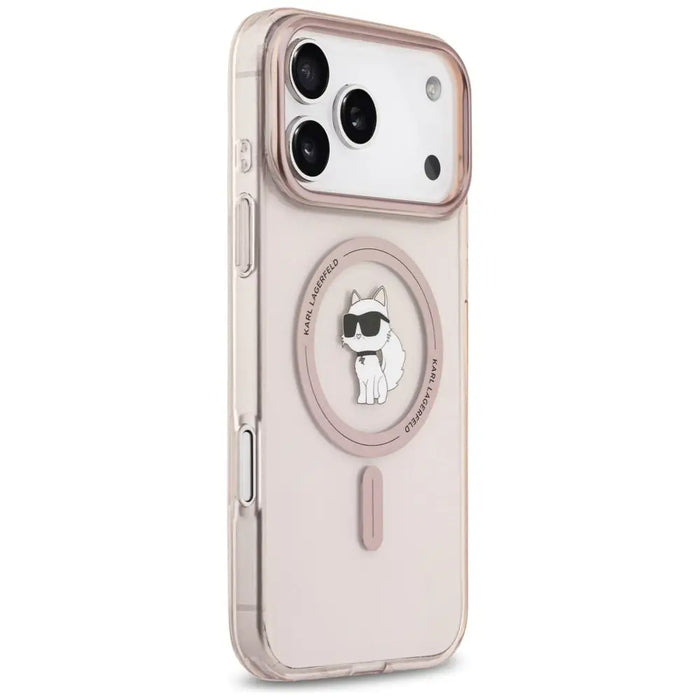 Karl Lagerfeld IML Choupette MagSafe Case for iPhone 17 Pro Max - Pink - Cell phone cases and covers<<<HurtelXML