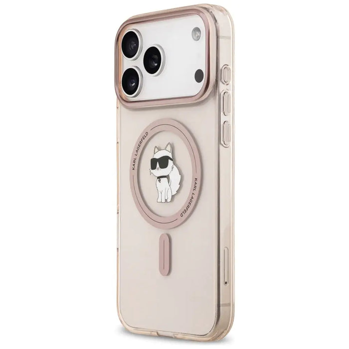 Karl Lagerfeld IML Choupette MagSafe Case for iPhone 17 Pro Max - Pink - Cell phone cases and covers<<<HurtelXML