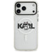 Karl Lagerfeld IML Choupette Sketch Logo MagSafe Case for iPhone 17 Pro - Clear - Cell phone cases