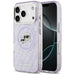 Karl Lagerfeld IML Glitter Karl & Choupette Heads Logo MagSafe Case for iPhone 17 Pro - Purple - Cell phone cases