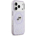 Karl Lagerfeld IML Glitter Karl & Choupette Heads Logo MagSafe Case for iPhone 17 Pro - Purple - Cell phone cases