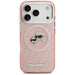 Karl Lagerfeld IML Glitter Karl&Choupette Heads Logo MagSafe Case for iPhone 17 Pro Max - Pink - Cell phone cases