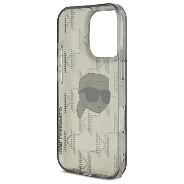 Karl Lagerfeld IML Karl Head Electroplated Case for iPhone 16 Pro Max - Black - Cell phone cases and covers<<<HurtelXML
