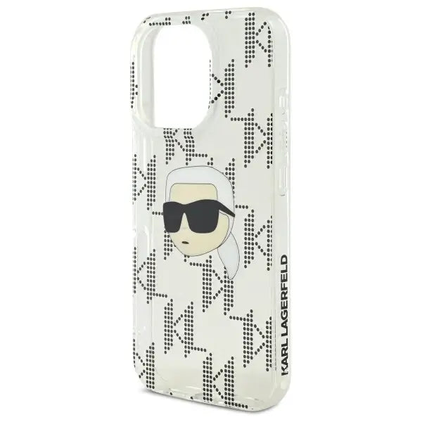 Karl Lagerfeld IML Karl Head Electroplated iPhone 16 Pro Case - Clear - Cell phone cases and covers<<<HurtelXML
