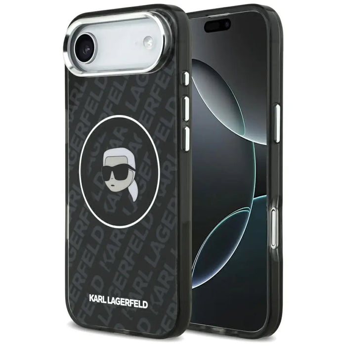Karl Lagerfeld IML Karl Head Logo MagSafe Case for iPhone 17 Air - Black - *Kategoria tymczasowa<<<HurtelXML