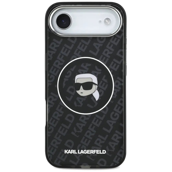Karl Lagerfeld IML Karl Head Logo MagSafe Case for iPhone 17 Air - Black - *Kategoria tymczasowa<<<HurtelXML