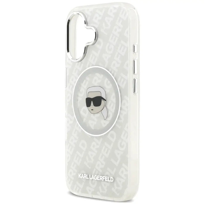 Karl Lagerfeld IML Karl Head Logo MagSafe iPhone 17 Case - Gray - Cell phone cases and covers<<<HurtelXML