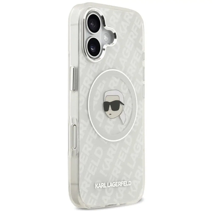 Karl Lagerfeld IML Karl Head Logo MagSafe iPhone 17 Case - Gray - Cell phone cases and covers<<<HurtelXML