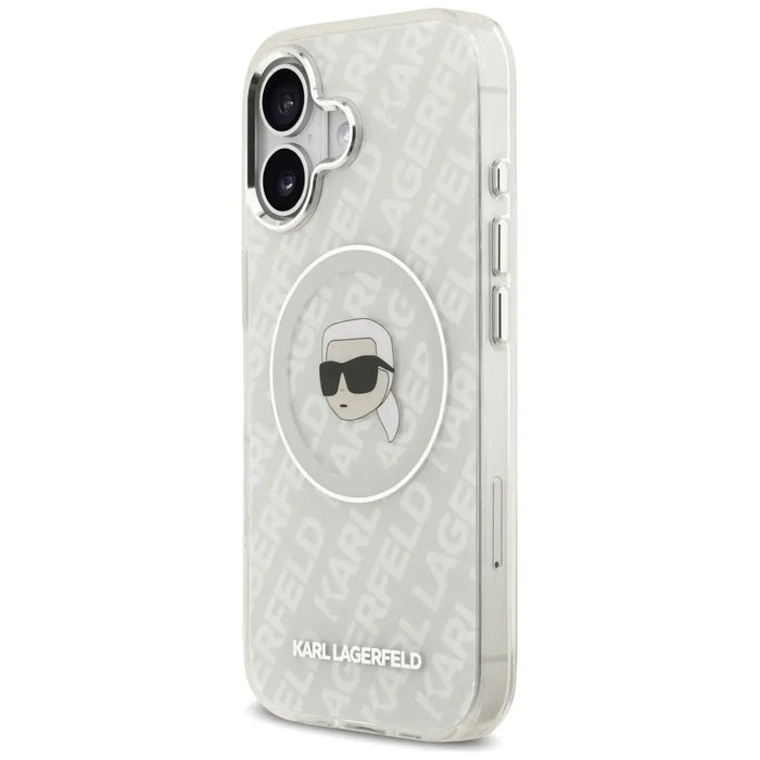 Karl Lagerfeld IML Karl Head Logo MagSafe iPhone 17 Case - Gray - Cell phone cases and covers<<<HurtelXML