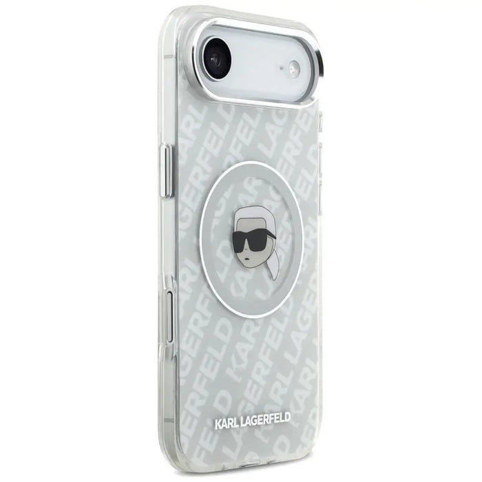 Karl Lagerfeld IML Karl Head Logo MagSafe iPhone Air Case - Gray - Cell phone cases and covers<<<HurtelXML