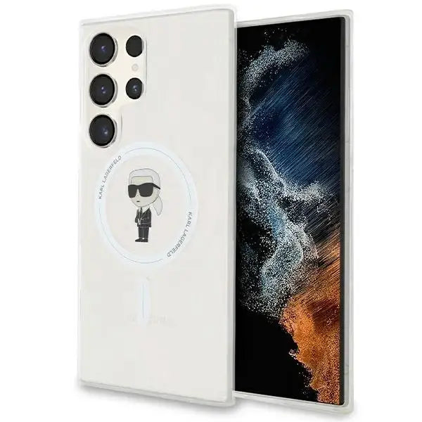 Karl Lagerfeld IML Ikonik MagSafe case for Samsung Galaxy S23 Ultra - transparent - Cell phone cases