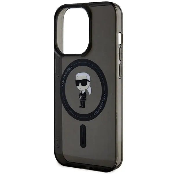 Karl Lagerfeld IML Ikonik MagSafe iPhone 14 Pro Max Case - Black - Cell phone cases and covers<<<HurtelXML