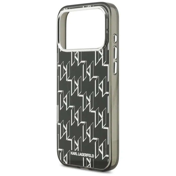 Karl Lagerfeld IML KL Monogram MagSafe Case for iPhone 17 Pro Max - Black - Cell phone cases and covers<<<HurtelXML