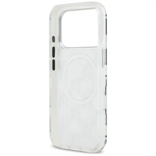 Karl Lagerfeld IML KL Monogram MagSafe Case for iPhone 17 Pro - White - Cell phone cases and covers<<<HurtelXML