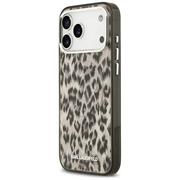 Karl Lagerfeld IML Leopard Pattern MagSafe Case for iPhone 17 Pro Max - Brown - Cell phone cases and covers<<<HurtelXML