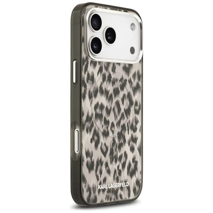 Karl Lagerfeld IML Leopard Pattern MagSafe Case for iPhone 17 Pro Max - Brown - Cell phone cases and covers<<<HurtelXML