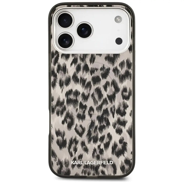 Karl Lagerfeld IML Leopard Pattern MagSafe Case for iPhone 17 Pro Max - Brown - Cell phone cases and covers<<<HurtelXML