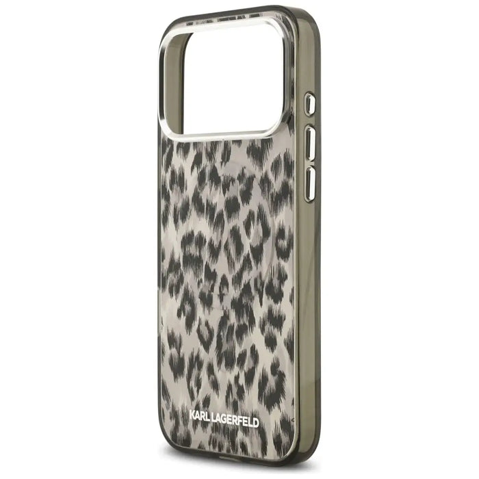 Karl Lagerfeld IML Leopard Pattern MagSafe Case for iPhone 17 Pro Max - Brown - Cell phone cases and covers<<<HurtelXML