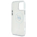 Karl Lagerfeld IML Metal Choupette Head MagSafe Case for iPhone 16 Pro Max - White - Cell phone cases