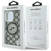 Karl Lagerfeld IML Monogram Karl & Choupette Head MagSafe Case for iPhone 16 Pro Max - Black - Cell phone cases
