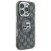 Karl Lagerfeld IML Monogram Karl & Choupette Head MagSafe Case for iPhone 16 Pro Max - Black - Cell phone cases