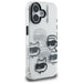 Karl Lagerfeld IML Multi K&C Head Pattern Case for iPhone 16 - Transparent - Cell phone cases and covers<<<HurtelXML