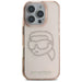 Karl Lagerfeld IML Rhinestones Karl Head Case for iPhone 16 Pro Max Pink - Cell phone cases and covers<<<HurtelXML
