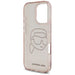 Karl Lagerfeld IML Rhinestones Karl Head Case for iPhone 16 Pro Max Pink - Cell phone cases and covers<<<HurtelXML