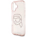Karl Lagerfeld IML Rhinestones Karl Head iPhone 16 Case Pink - Cell phone cases and covers<<<HurtelXML