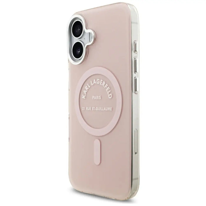 Karl Lagerfeld IML Karl RSG Logo MagSafe Case for iPhone 17 - Pink - Cell phone cases and covers<<<HurtelXML