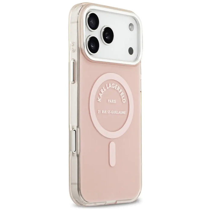Karl Lagerfeld IML Karl RSG Logo MagSafe Case for iPhone 17 Pro Max - Pink - Cell phone cases and covers<<<HurtelXML