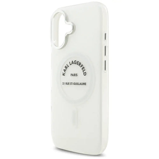 Karl Lagerfeld IML Karl RSG Logo MagSafe Case for iPhone 17 - Transparent - Cell phone cases and covers<<<HurtelXML