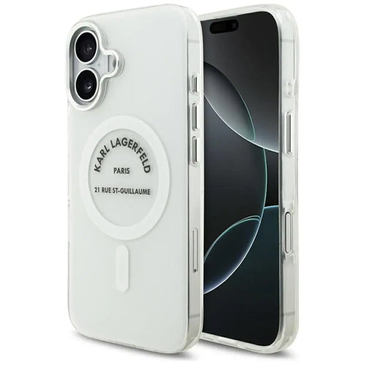 Karl Lagerfeld IML Karl RSG Logo MagSafe Case for iPhone 17 - Transparent - Cell phone cases and covers<<<HurtelXML