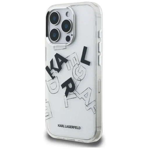 Karl Lagerfeld IML Sketched Graphic Case for iPhone 16 Pro - Clear - Cell phone cases and covers<<<HurtelXML