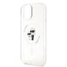 Karl Lagerfeld Karl&Choupette Glitter MagSafe case for iPhone 15 - transparent - Cell phone cases and covers<<<HurtelXML