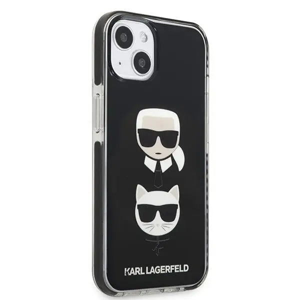Karl Lagerfeld Karl&Choupette Head Case for iPhone 13 - Black - Cell phone cases and covers<<<HurtelXML