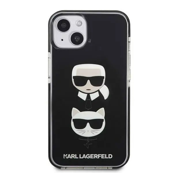 Karl Lagerfeld Karl&Choupette Head Case for iPhone 13 - Black - Cell phone cases and covers<<<HurtelXML