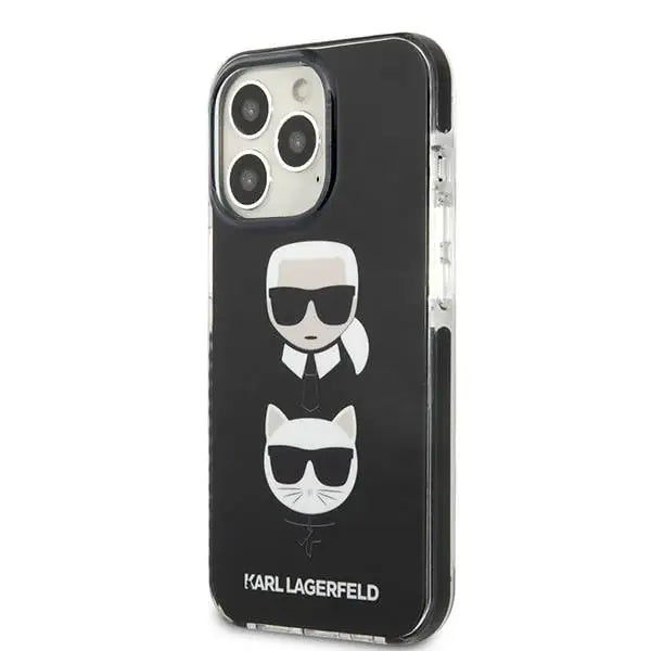 Karl Lagerfeld Karl&Choupette Head Case for iPhone 13 Pro Max - Black - Cell phone cases and covers<<<HurtelXML