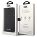 Karl Lagerfeld KLBKP14XSAKLHPK iPhone 14 Pro Max 6.7’’ bookcase black/black Saffiano Monogram - Cell phone cases