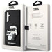 Karl Lagerfeld KLHCA34SANKCPK A34 5G A346 hardcase black/black Saffiano Karl & Choupette - Cell phone cases