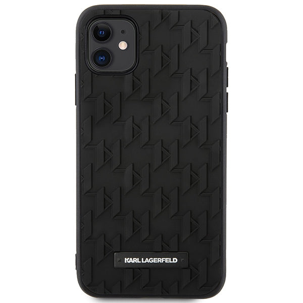 Karl Lagerfeld KLHCN61RUPKLPK iPhone 11 / Xr 6.1’’ hardcase black/black 3D Monogram - Cell phone cases