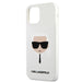 Karl Lagerfeld KLHCP12SSLKHWH iPhone 12 mini 5,4’’ biały/white hardcase Silicone Karl`s Head - Cell phone cases