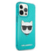 Karl Lagerfeld KLHCP13LCHTRB iPhone 13 Pro / 13 6,1’’ niebieski/blue hardcase Glitter Choupette Fluo - Cell phone cases